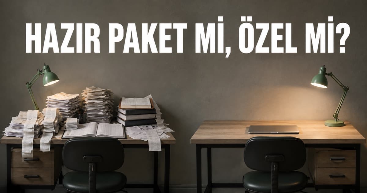 Ön Muhasebe Programı Nasıl Seçilir? Hazır Paket mi, Size Özel mi?